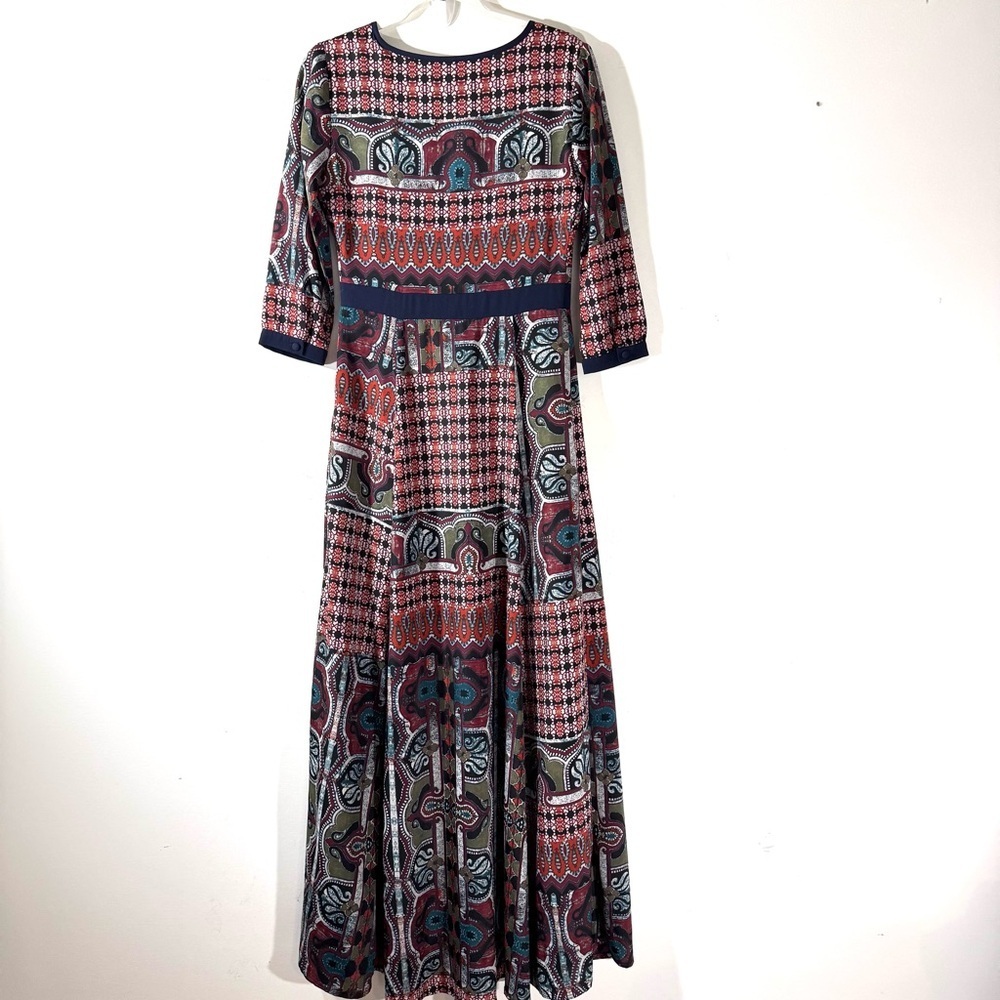 Anthropologie Chloe Oliver Patchwork Maxi Dress - Picture 9 of 14